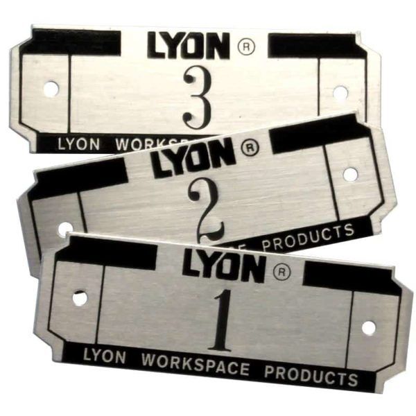 Lyon Locker Number Plates 5829 Lyon Locker Number Plates 5829