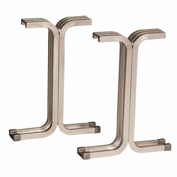Lyon Locker Room Bench Pedestals Aluminum NF58202 Lyon Locker Room Bench Pedestals Aluminum NF58202