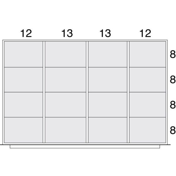 Lyon Modular Drawer Cabinet Extra Wide Layout Kit NF0P0454530 Lyon Modular Drawer Cabinet Extra Wide Layout Kit NF0P0454530