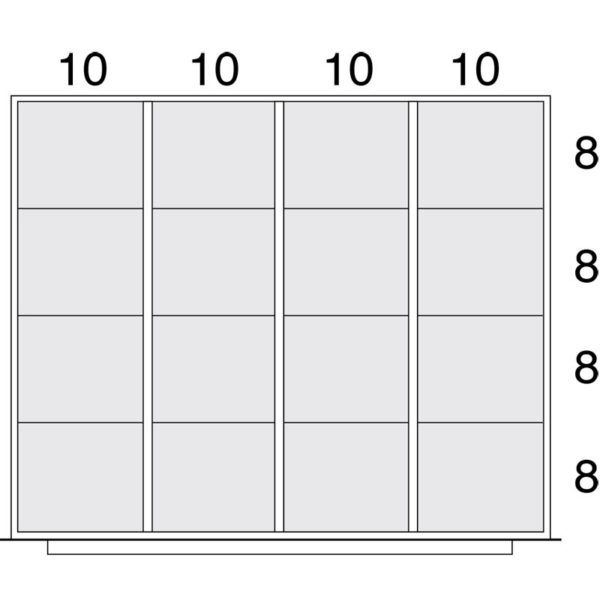 Lyon Modular Drawer Cabinet Medium Wide Layout Kit NF0P0453630 Lyon Modular Drawer Cabinet Medium Wide Layout Kit NF0P0453630