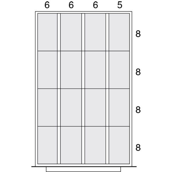 Lyon Modular Drawer Cabinet Slender Wide Layout Kit NF0P0452230 Lyon Modular Drawer Cabinet Slender Wide Layout Kit NF0P0452230