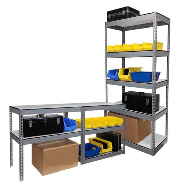 Rivet Rack Garage Shelving Unit With Duradeck Rivet Rack Garage Shelving Unit With Duradeck