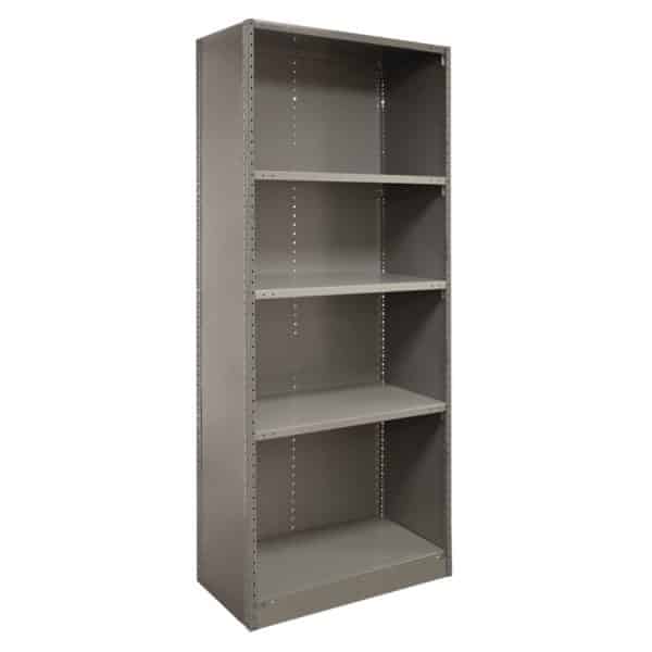 Lyon 2000 Series 36-inch wide 5 Shelf Angle Post Closed Shelving Starter Lyon 2000 Series 36-inch wide 5 Shelf Angle Post Closed Shelving Starter