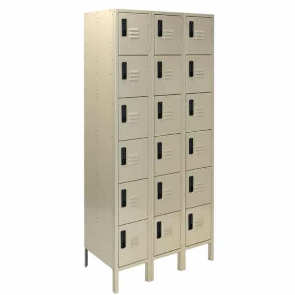 Lyon 6 Tier Locker with Digital Locks Lyon 6 Tier Locker with Digital Locks