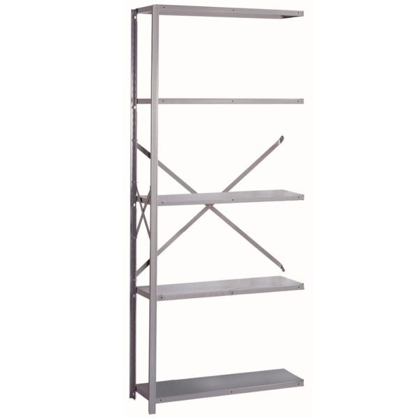 Lyon 8000 Series 36 Inch Wide 5 Shelf Open Shelving Add-on lyon 8000 series 36 inch wide 5 shelf open shelving add-on