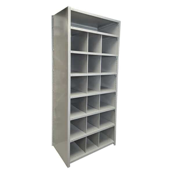 Lyon 8000 Series 36-inch Wide Industrial Bin Shelving with 19 compartments Starter Lyon 8000 Series 36-inch Wide Industrial Bin Shelving with 19 compartments Starter