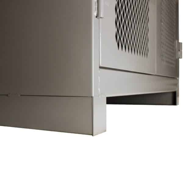 All-Welded Industrial Ventilated Storage Cabinet, 14-Gauge Steel