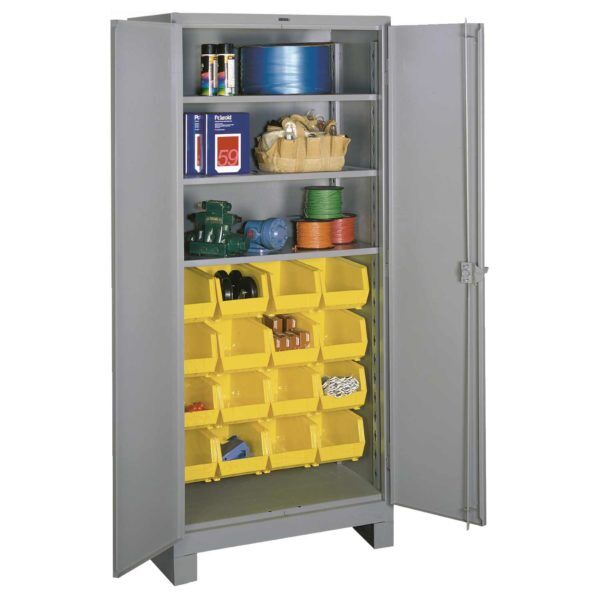 Lyon All-Welded Shelf Bin Cabinet 1123 Lyon All-Welded Shelf Bin Cabinet 1123