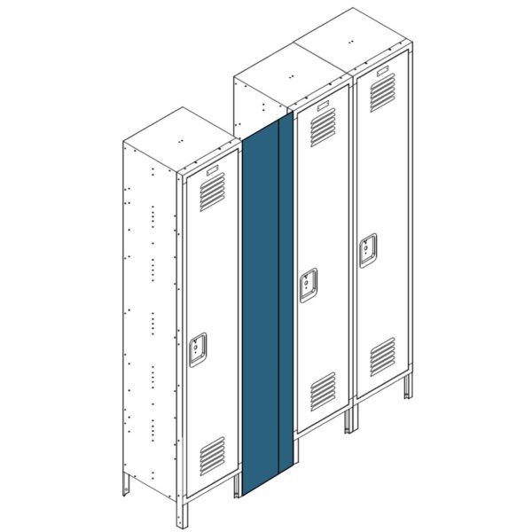 lyon locker accessories front expansion filler for lockers with legs Lyon Locker Accessories Front Expansion Filler for Lockers With Legs