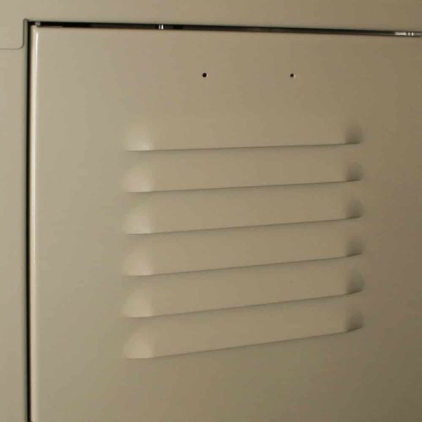 6" Wide Louvers Provide Ventilation.