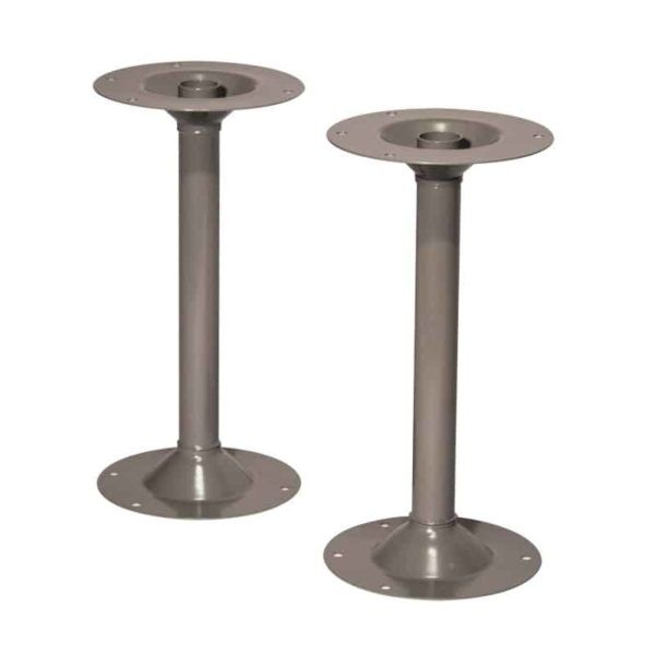 lyon locker room steel bench pedestals 2 pack dove gray