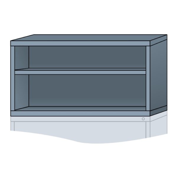 lyon modular cabinet open overhead unit extra wide 24 inch height N27453010500N lyon modular cabinet open overhead unit extra wide 24 inch height N27453010500N