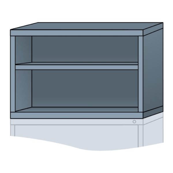 lyon modular cabinet open overhead unit medium wide 24 inch height N27363010500N lyon modular cabinet open overhead unit medium wide 24 inch height N27363010500N