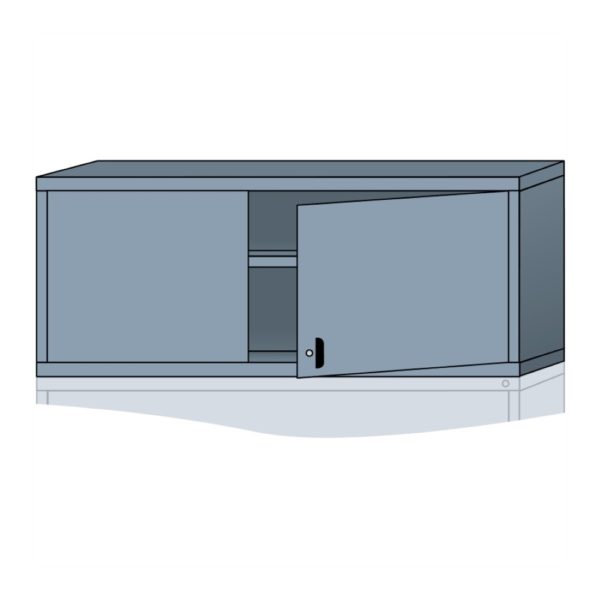 lyon modular cabinet overhead unit with doors double wide 24 inch height N27603010550 lyon modular cabinet overhead unit with doors double wide 24 inch height N27603010550