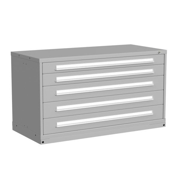 Lyon Modular Drawer Cabinet Bench Height Double Wide 5 Drawers 356030000B Angle View Lyon Modular Drawer Cabinet Bench Height Double Wide 5 Drawers 356030000B Angle View