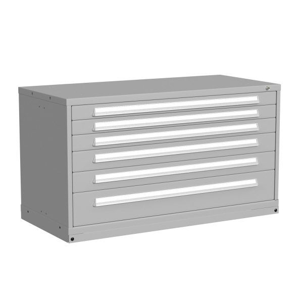Lyon Modular Drawer Cabinet Bench Height Double Wide 6 Drawers 3560301002 Angle View Lyon Modular Drawer Cabinet Bench Height Double Wide 6 Drawers 3560301002 Angle View