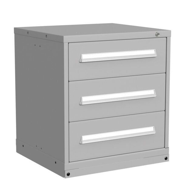 Lyon Modular Drawer Cabinet Bench Height Standard Wide 3 Drawers 3530301033 Angle View Lyon Modular Drawer Cabinet Bench Height Standard Wide 3 Drawers 3530301033 Angle View