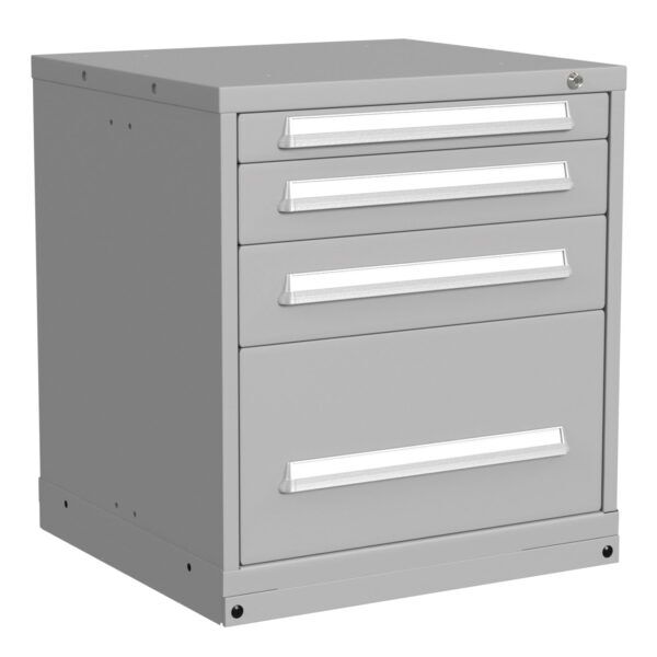 Lyon Modular Drawer Cabinet Bench Height Standard Wide 4 Drawers 353030000A Angle View Lyon Modular Drawer Cabinet Bench Height Standard Wide 4 Drawers 353030000A Angle View