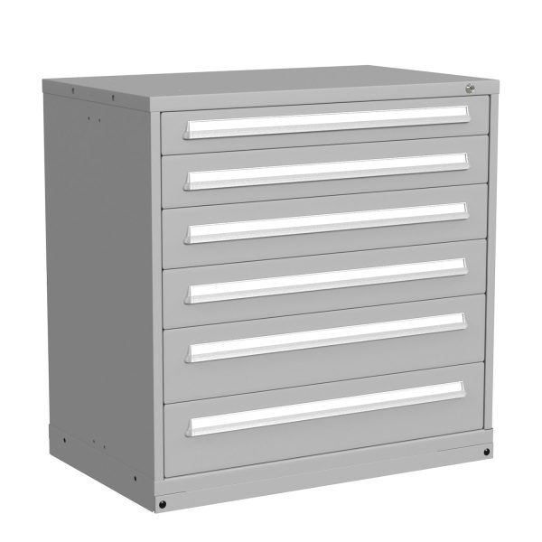 Lyon Modular Drawer Cabinet Counter Height Extra Wide 6 Drawers 494530000C Angle View Lyon Modular Drawer Cabinet Counter Height Extra Wide 6 Drawers 494530000C Angle View