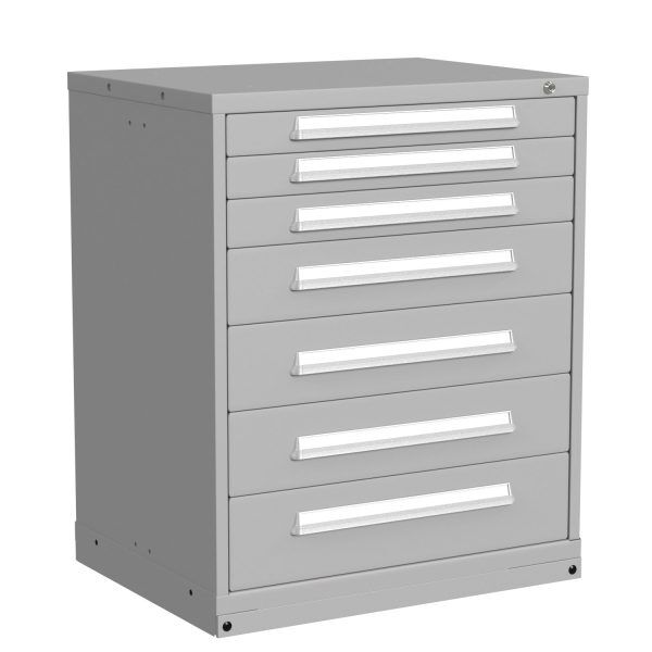 Lyon Modular Drawer Cabinet Counter Height Medium Wide 7 Drawers 493630000D Angle View Lyon Modular Drawer Cabinet Counter Height Medium Wide 7 Drawers 493630000D Angle View