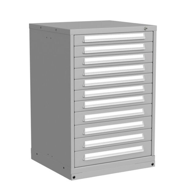 Lyon Modular Drawer Cabinet Counter Height Standard Wide 11 Drawers 4930301001 Angle View