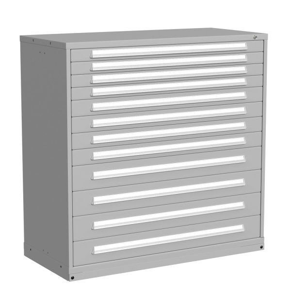 Lyon Modular Drawer Cabinet Eye Level Height Double Wide 12 Drawers 6860301024 Angle View Lyon Modular Drawer Cabinet Eye Level Height Double Wide 12 Drawers 6860301024 Angle View