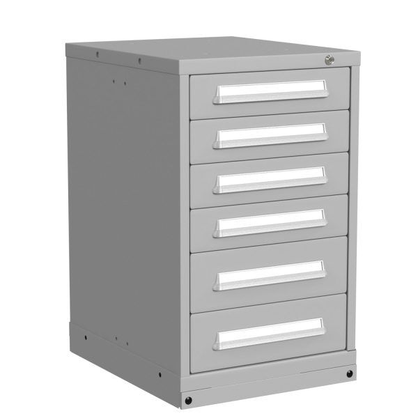 Lyon Modular Drawer Cabinet Mid Range Height Slender Wide 6 Drawers 4022301016 Angle View