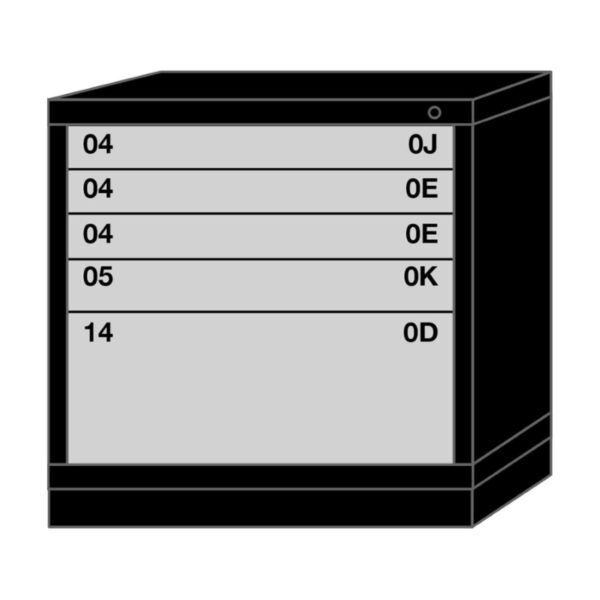 lyon modular drawer cabinet table height standard wide 5 drawers 3130301011 Lyon modular drawer cabinet table height standard wide 5 drawers 3130301011