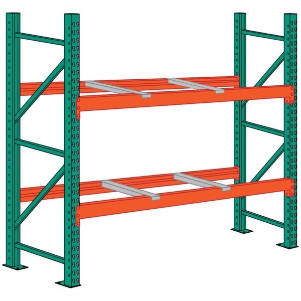 lyon pallet racking 8 foot high 4 front to back supports starter lyon pallet racking 8 foot high 4 front to back supports starter