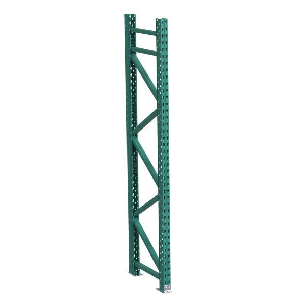 Lyon pallet rack upright 12 ft with standard foot plate Lyon pallet rack upright 12 ft with standard foot plate