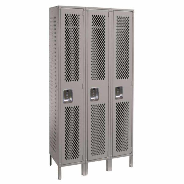 Ventilated Single Tier Locker 3-Wide | Lyon (1T DP 3W)