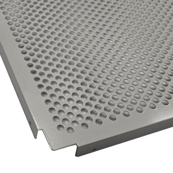 Perforated Steel Decking for Rivet Rack Dove Gray Perforated Steel Decking for Rivet Rack Dove Gray